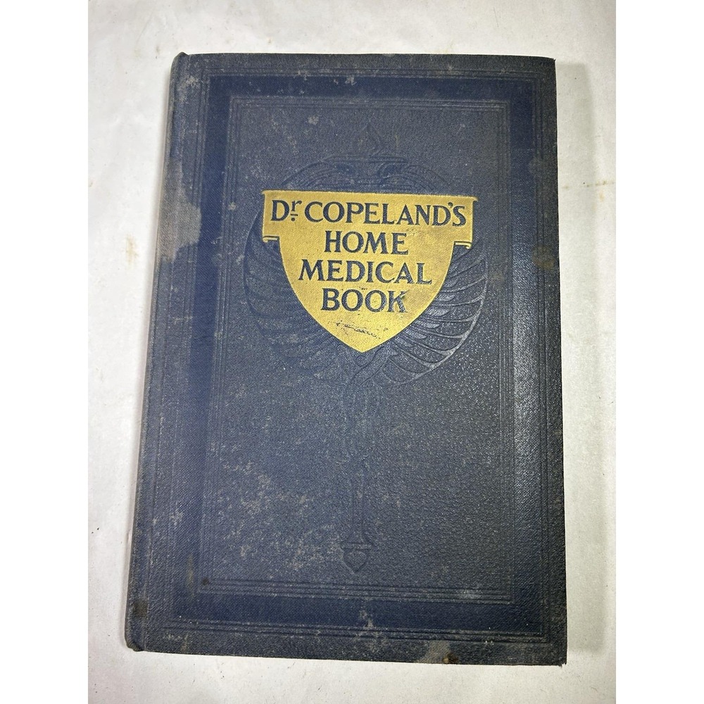 Vintage Dr Copeland Home Medical Book Educational Reference Hardback Collectible